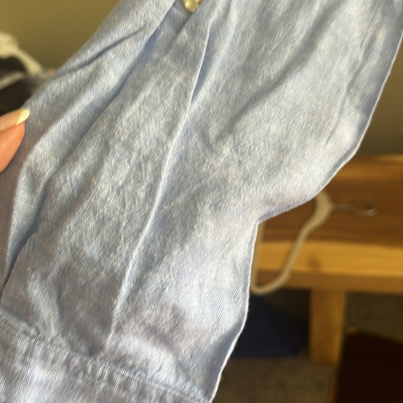 NWT Orvis linen long sleeve top - Picture 4 of 6